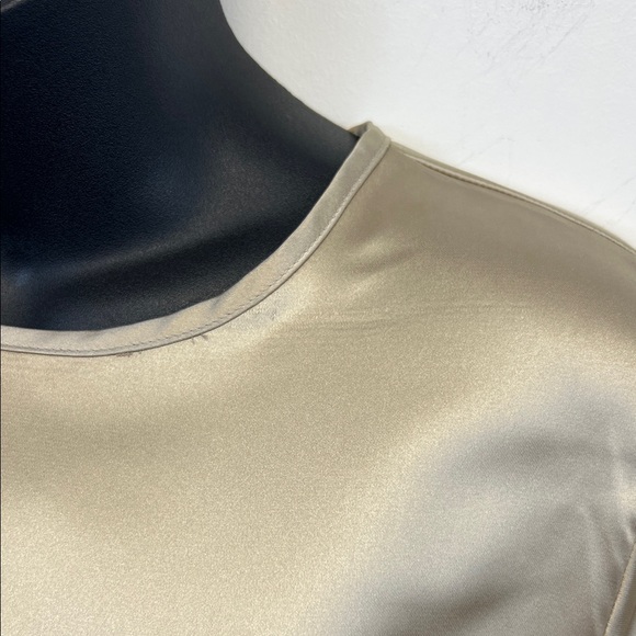 Nice to Meet You Long Gold Dress Size M - Picture 5 of 15